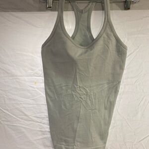 Lululemon Ribbed Tank Top Medium Light Blue